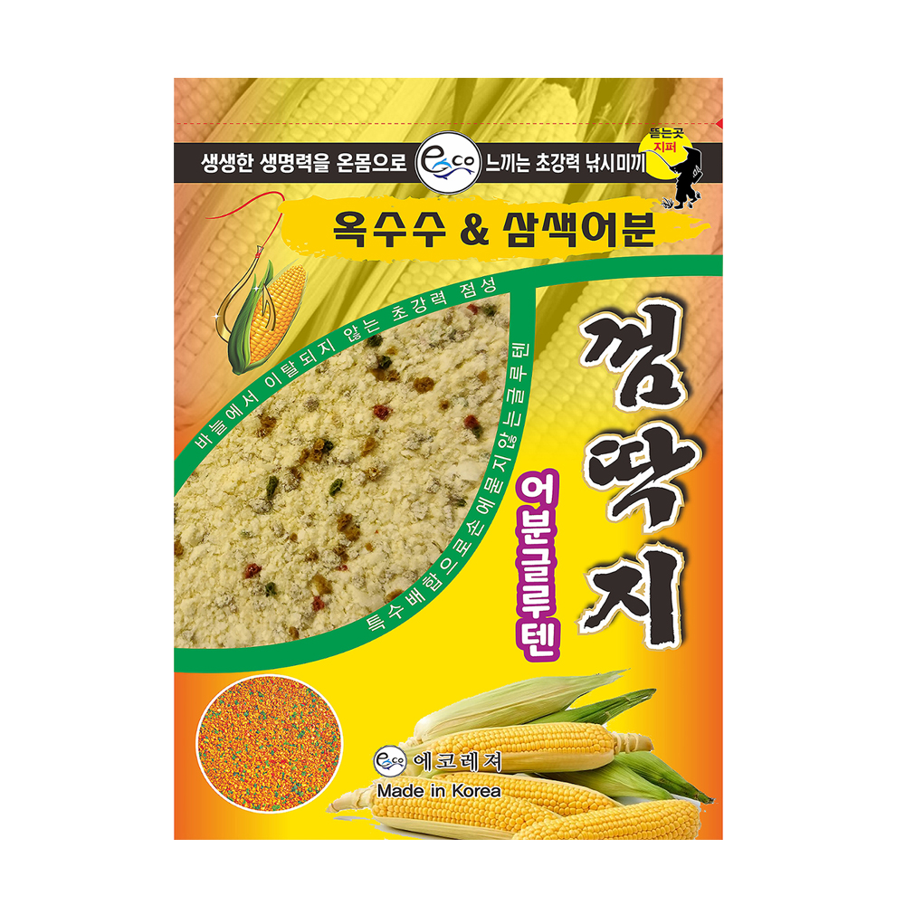 에코레져 옥수수 껌딱지글루텐  민물떡밥