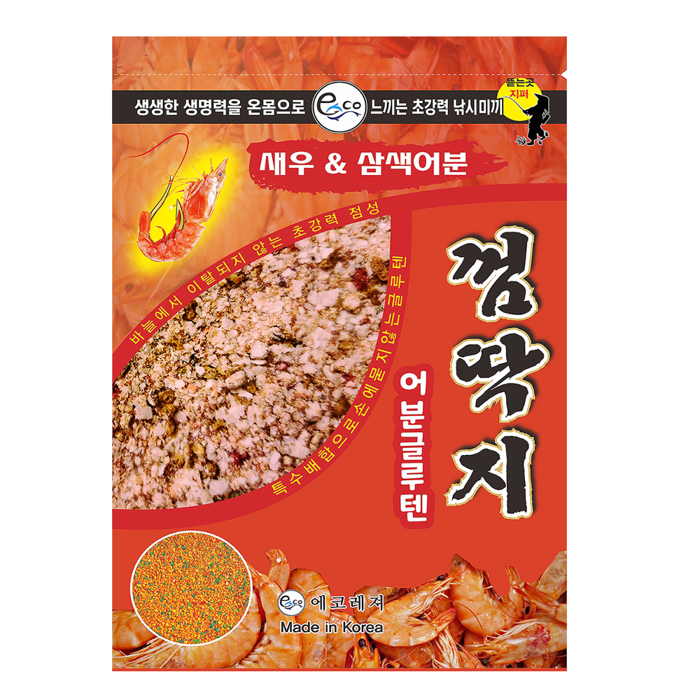 에코레져 새우 껌딱지 글루텐 민물떡밥