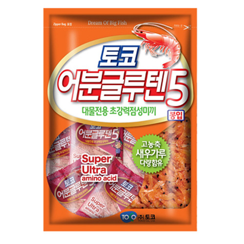 토코 민물 떡밥 모음 글루텐 어분글루텐5
